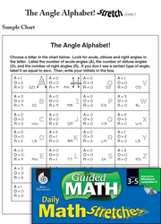 Guided Math Stretch: Identifying Angles: The Angle Alphabet! Grades 3-5