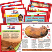 Write TIME for Kids: Mentor Text Card Set: Level 3 (Spanish Version)