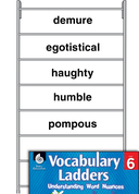 Vocabulary Ladder for Pride