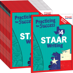 TIME For Kids: Practicing for Success: STAAR Writing: Grade 4 25-Pack (Spanish)