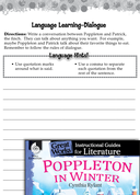Poppleton in Winter Language Learning Activities