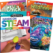 Learn-at-Home: Hands-On STEAM Bundle Grade 2: 4-Book Set