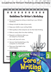 Writing Lesson: Guidelines for Writer's Workshop Level 3