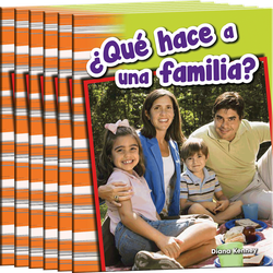 ¿Qué hace a una familia? Guided Reading 6-Pack