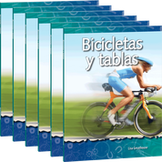 Bicicletas y tablas Guided Reading 6-Pack