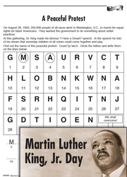 Martin Luther King, Jr. Activities: Puzzle and Art Activities