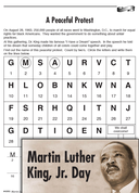 Martin Luther King, Jr. Activities: Puzzle and Art Activities