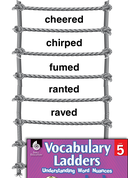 Vocabulary Ladder for Using Said to Show or Express Emotion