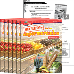 Tu mundo: Secretos de los supermercados: Multiplicación Guided Reading 6-Pack