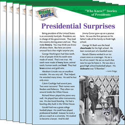 Who Knew? Stories of Presidents: Presidential Surprises 6-Pack