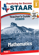 Practicing for Success: STAAR Mathematics Grade 5 Teacher's Guide (Spanish Version)