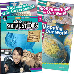 Learn-at-Home: Social Studies Bundle Grade 2: 4-Book Set