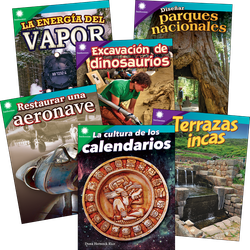 Smithsonian Informational Text: History & Culture Spanish Grades 4-5: 6-Book Set