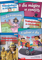 Text Pairs: Let's Get to Work Grade K Spanish: 6Book Set