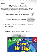 Writing Lesson: Matching Text to Picture Level K