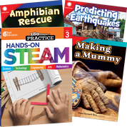 Learn-at-Home: Hands-On STEAM Bundle Grade 3: 4-Book Set