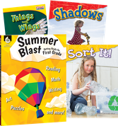 Learn-at-Home: Summer STEM Bundle Grade 1: 4-Book Set