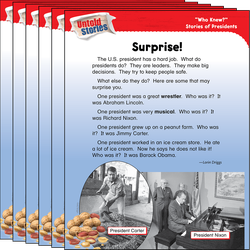 Who Knew?" Stories of Presidents: Surprise! 6-Pack"