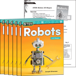 STEM: Robots: 3-D Shapes 6-Pack